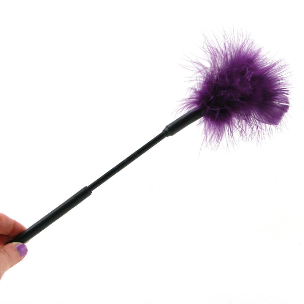 Sex & Mischief Purple Feather Tickler | Luxurious 7-Inch Sensual Play