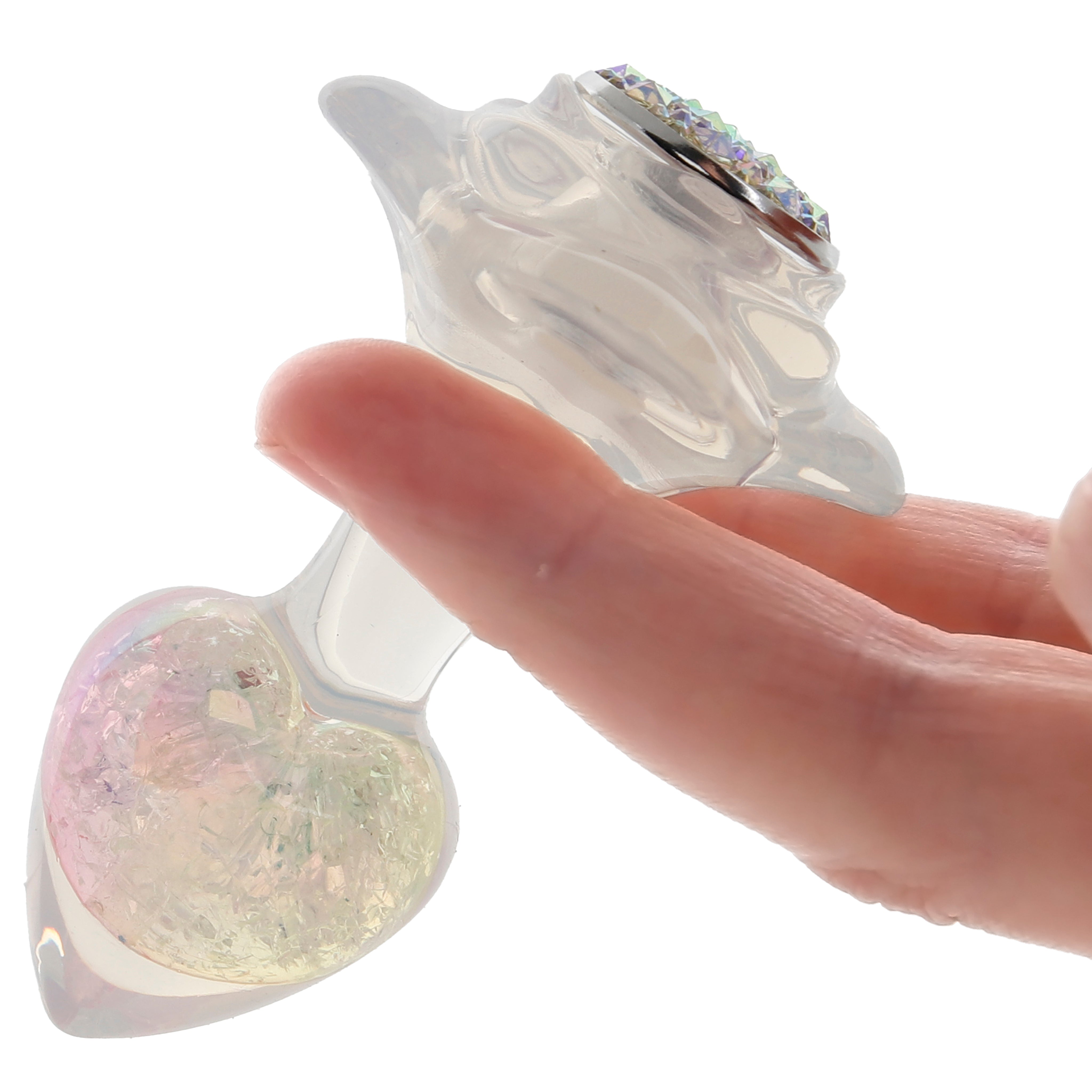 Booty Bling Jewelled Silicone Butt Plug in Small