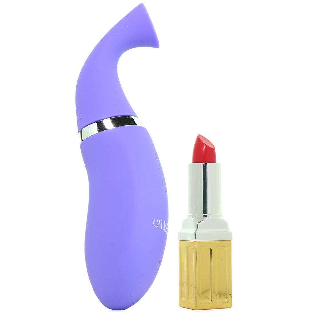 Rechargeable Clitoral Pump Vibe in Purple