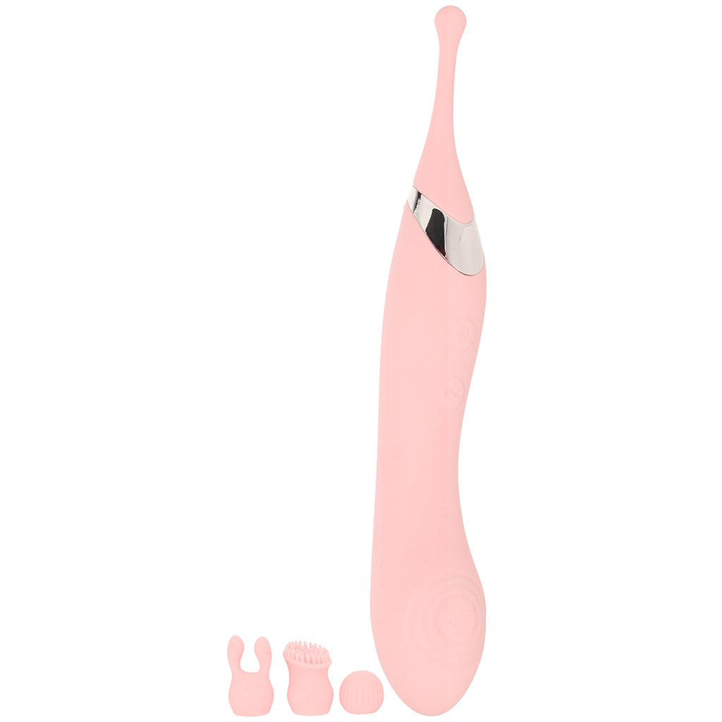 Nasstoys Clit-Tastic Double Sided Teaser with Attachments - Vibrators - HoneyHugs Canada