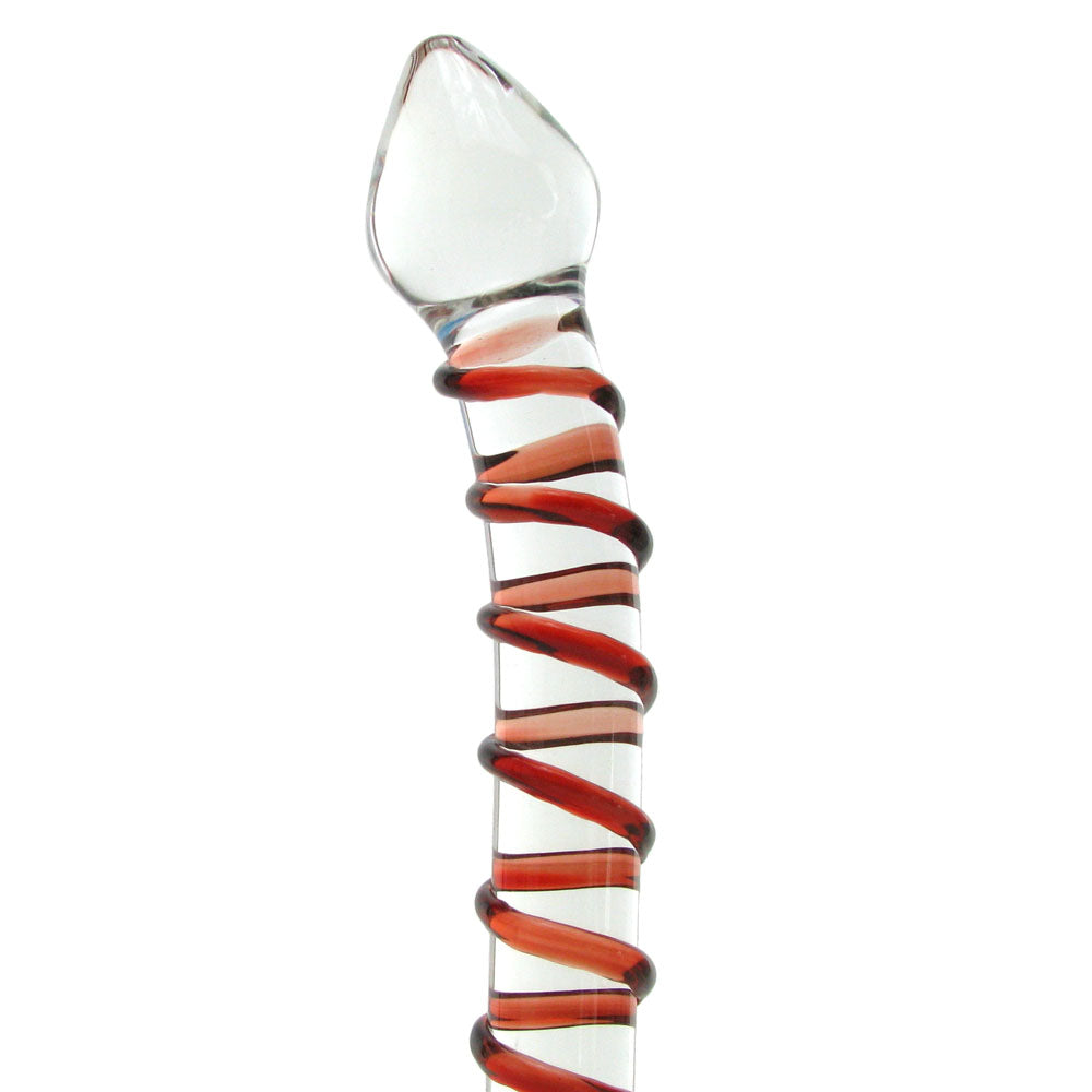 gläs Mr. Swirly Glass Dildo
