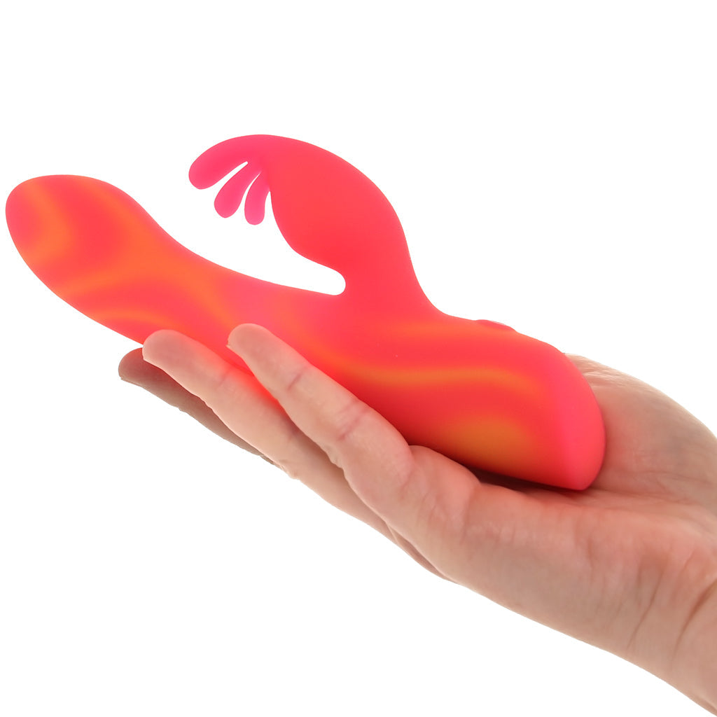 CalExotics Endless Summer Moonlight Magic: Dual Stimulator Rabbit Vibrator with Color-Shifting LED Glow