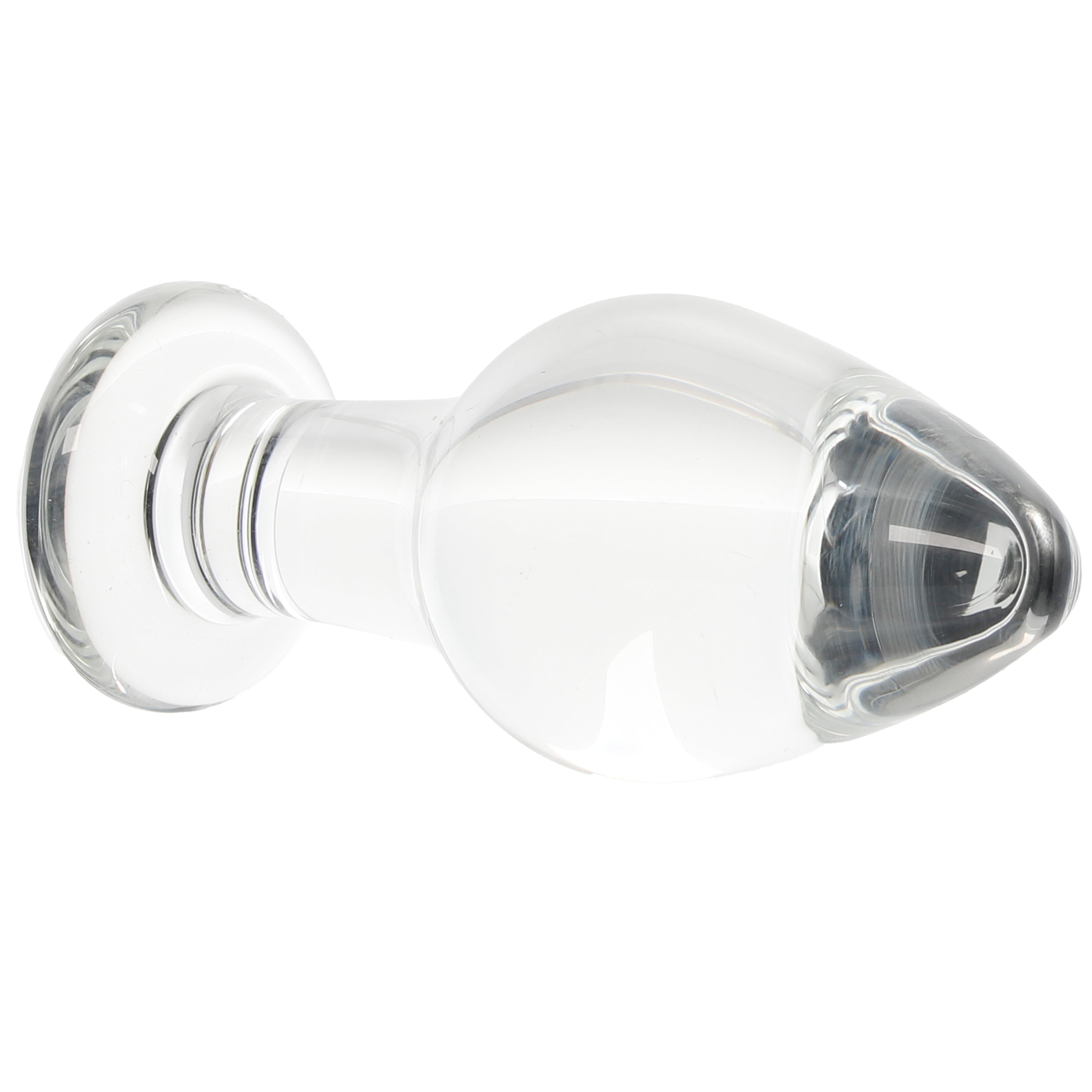 Clarity Utopian Bud Glass Butt Plug
