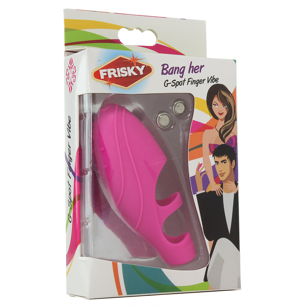 Frisky Bang Her G-Spot Finger Vibe in Pink - Vibrators - HoneyHugs Canada (View 6)