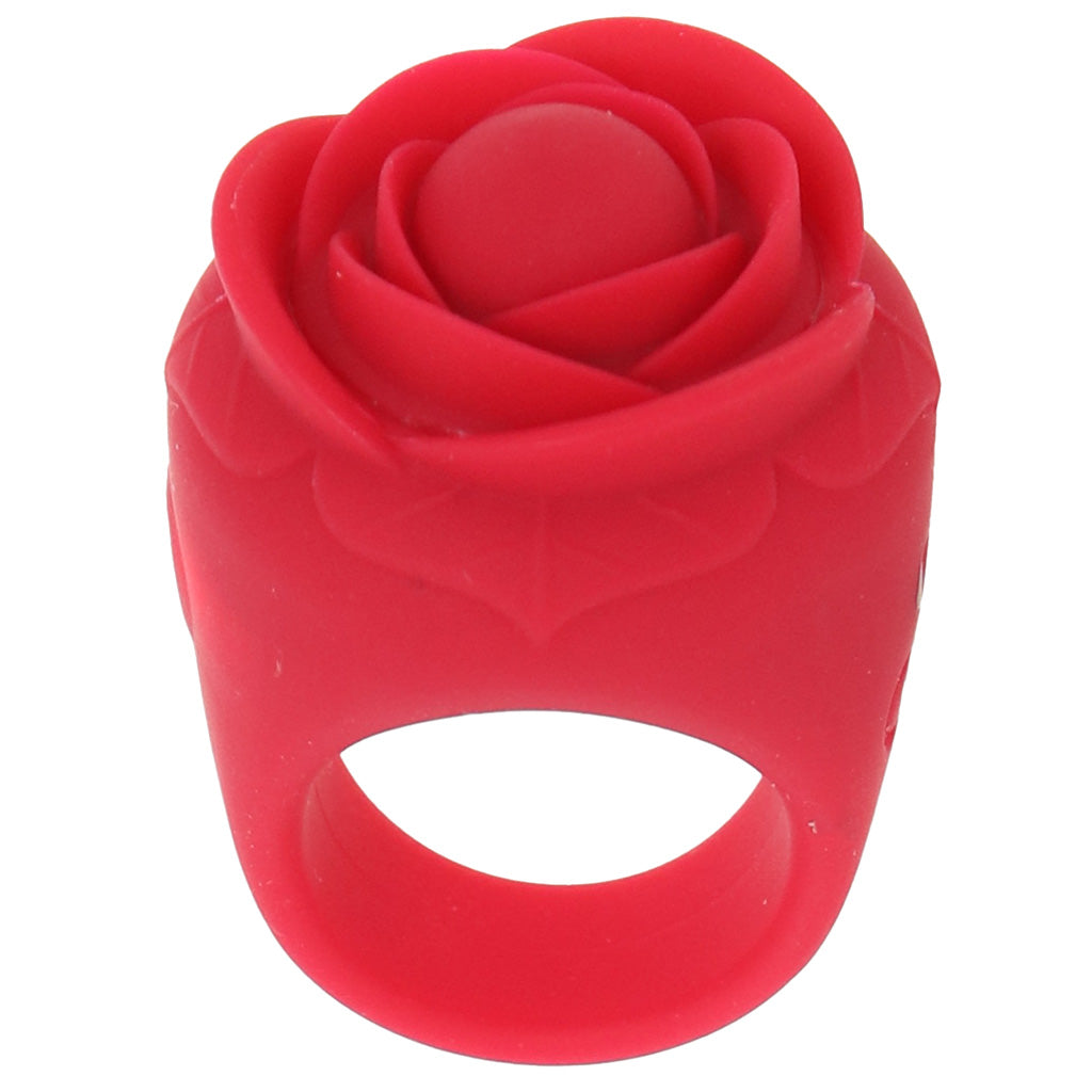 XR Brands Bloomgasm Rose Ring Finger Vibe - Vibrators - HoneyHugs Canada (View 3)