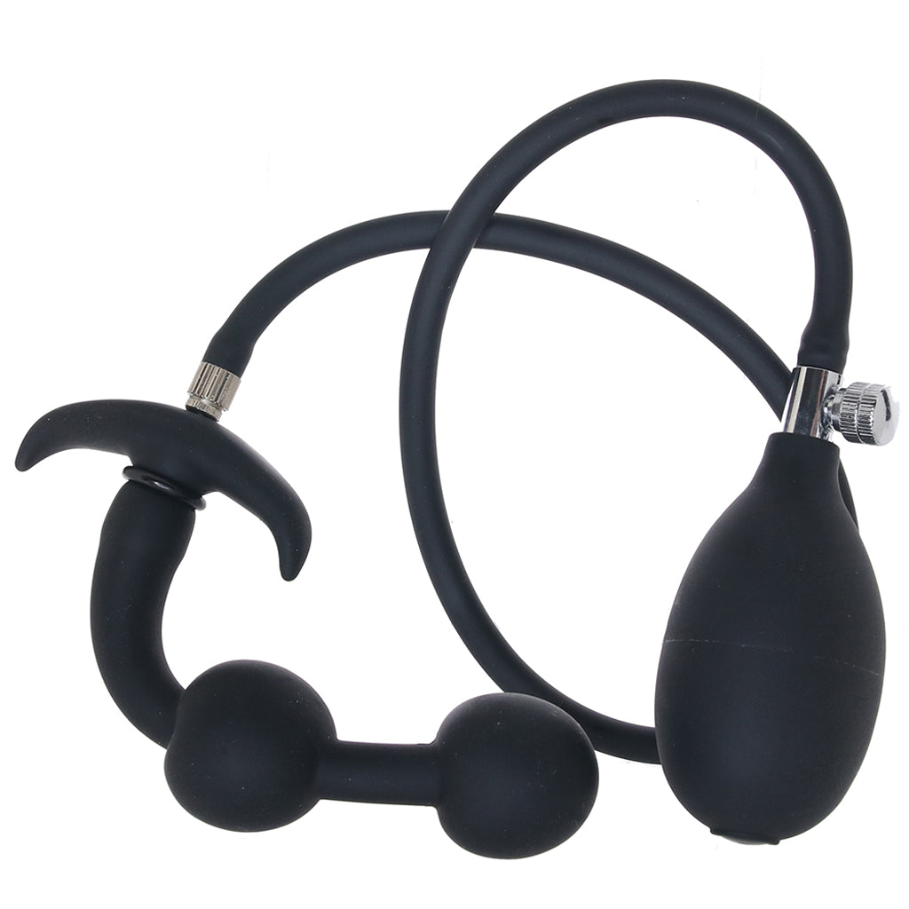 Master Series Rattler: Luxury Inflatable Anal Beads for Tailored Pleasure
