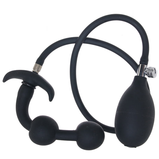 Master Series Rattler: Luxury Inflatable Anal Beads for Tailored Pleasure