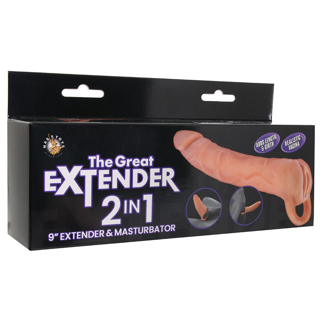 Nasstoys The Great Extender 2 In 1 Extender & Masturbator - Male Masturbators - HoneyHugs Canada (View 6)