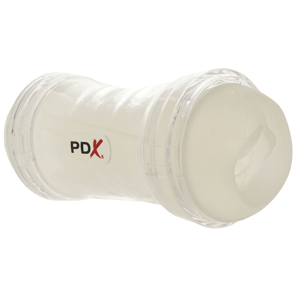 PDX Wet Pussies Super Flip-A-Pussy Over Stroker in Clear