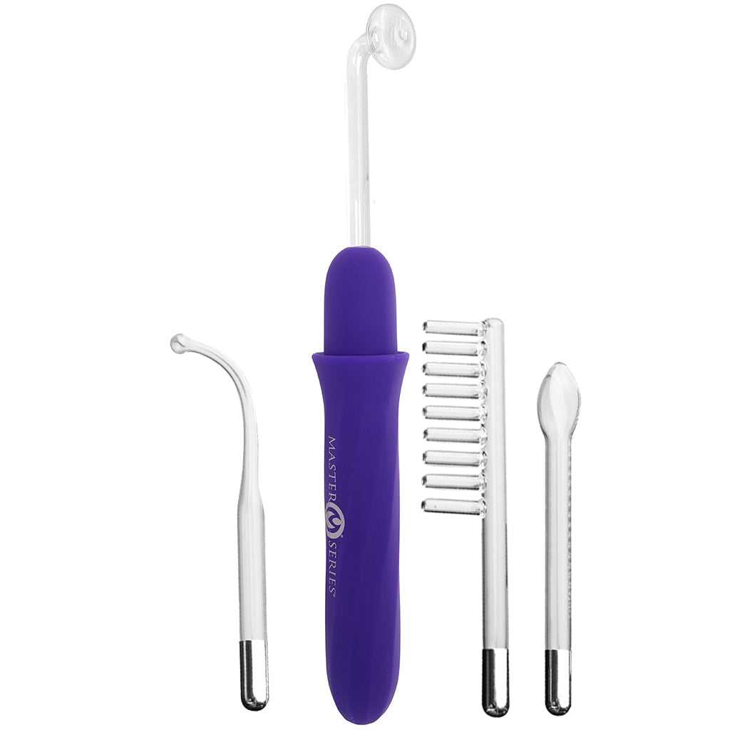 Master Series Electrawand Purple E-Stim Set: Unleash Electrifying Sensations