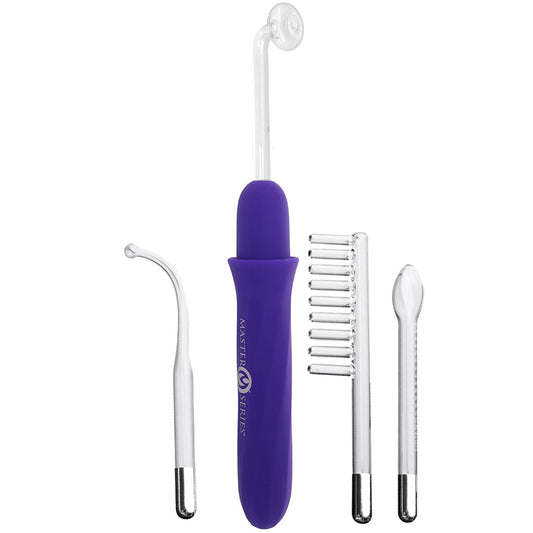 Master Series Electrawand Purple E-Stim Set: Unleash Electrifying Sensations