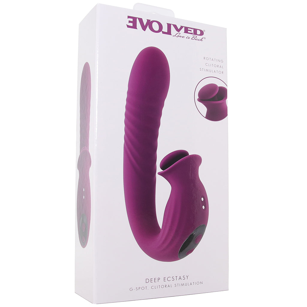 Evolved Novelties Deep Ecstasy G-Spot Thrusting Vibe - Vibrators - HoneyHugs Canada (View 9)