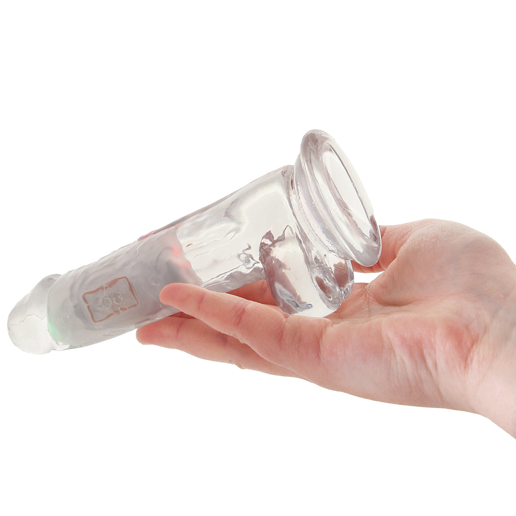 RealRock RealRock 6 Inch Light Up Vibrating Ballsy Dildo - Vibrators - HoneyHugs Canada (View 4)