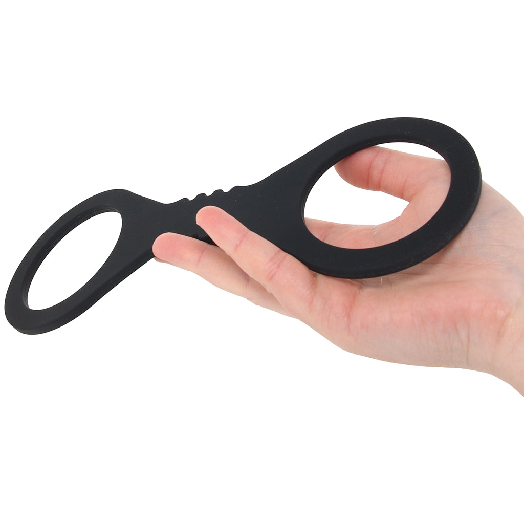 Sex & Mischief Shadow Silicone Cuffs in Small