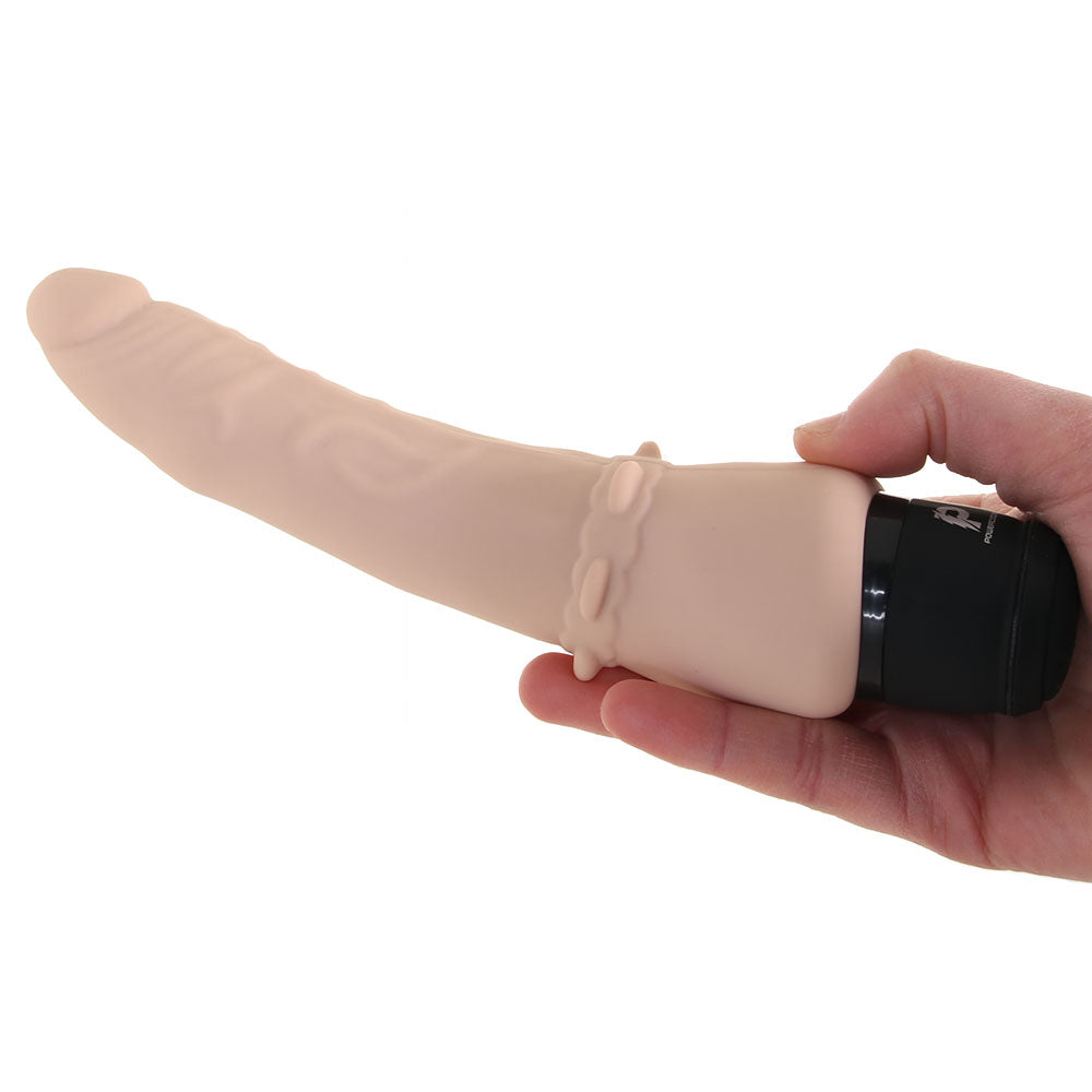 Power Cocks Power Cock 7 Inch Slim Realistic Vibe in Light - Vibrators - HoneyHugs Canada (View 4)