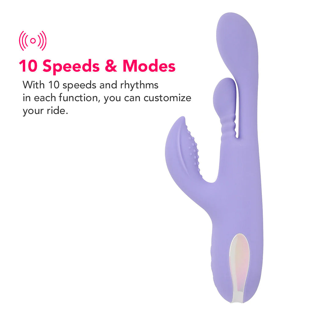 Playboy Playboy Nubbin Rubbin Rabbit Vibe - Vibrators - HoneyHugs Canada (View 5)