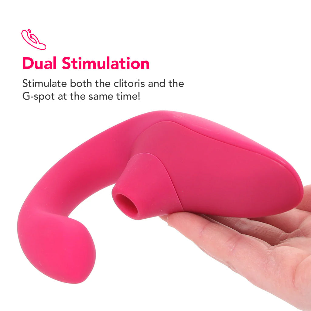 Womanizer Womanizer Blend Dual Stimulator in Pink - Vibrators - HoneyHugs Canada (View 4)