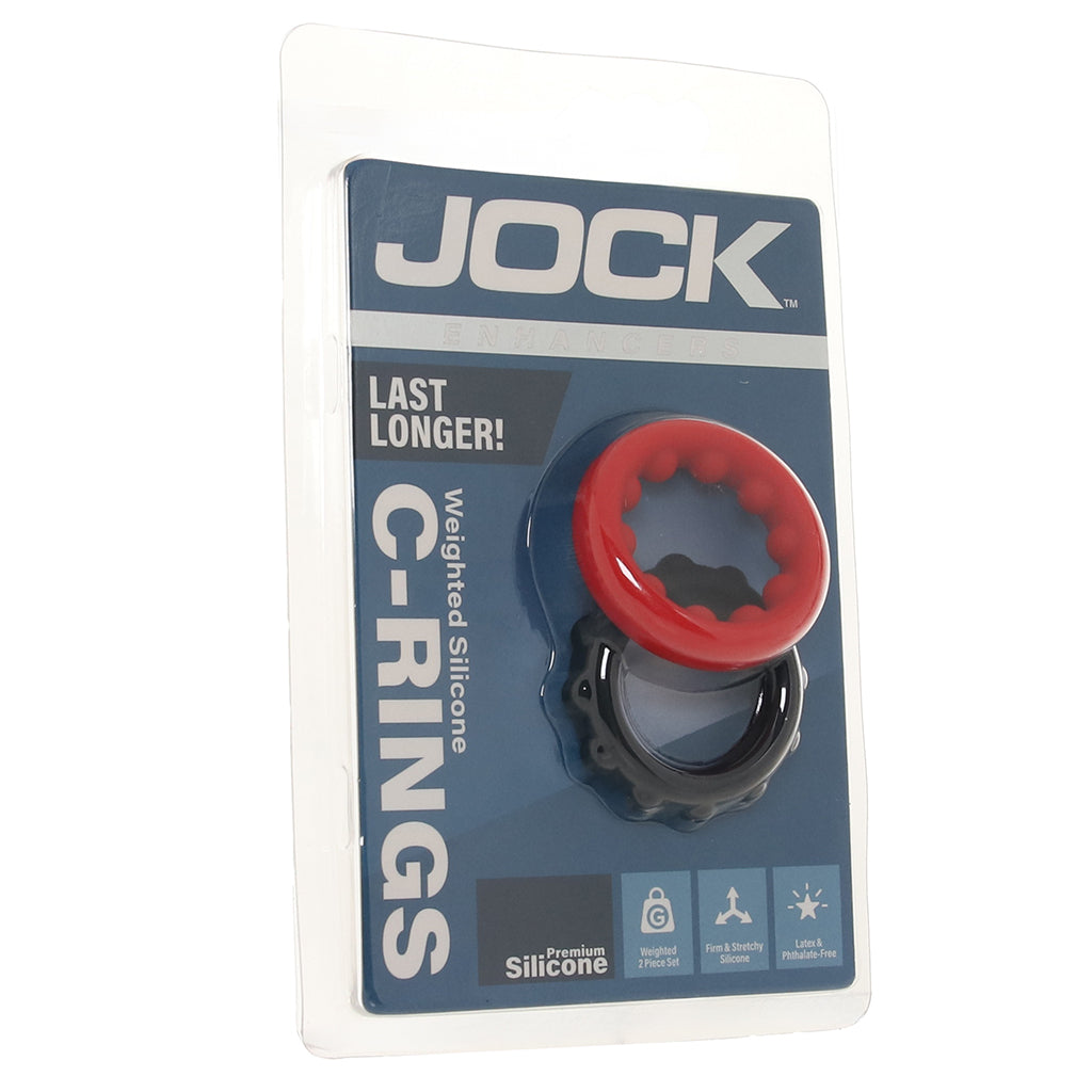 Jock Weighted Silicone C-Ring Set