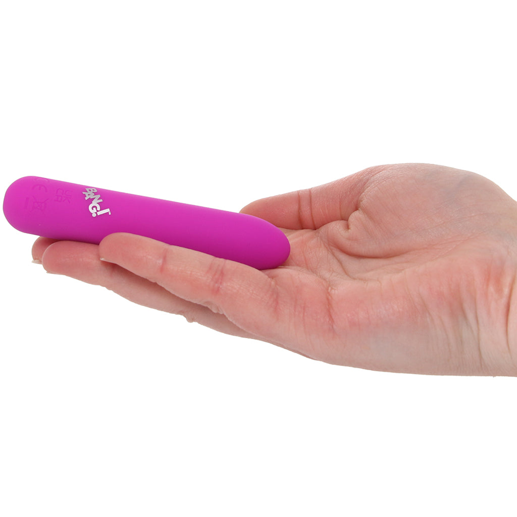 Bang! Bang! Flexible Tapered Silicone Bullet Vibe in Purple - Vibrators - HoneyHugs Canada (View 4)