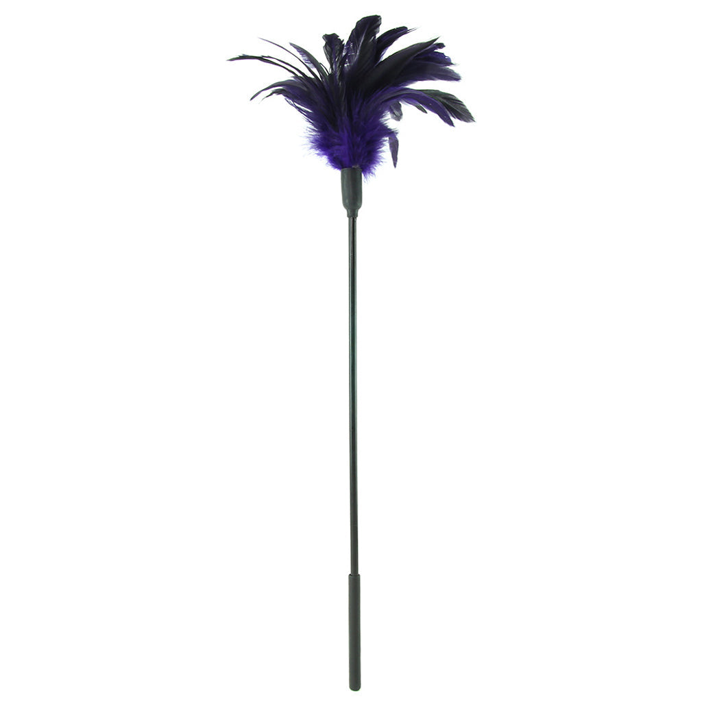 Starburst Violet Feather Body Tickler: Luxurious Tease & Potent Sensation