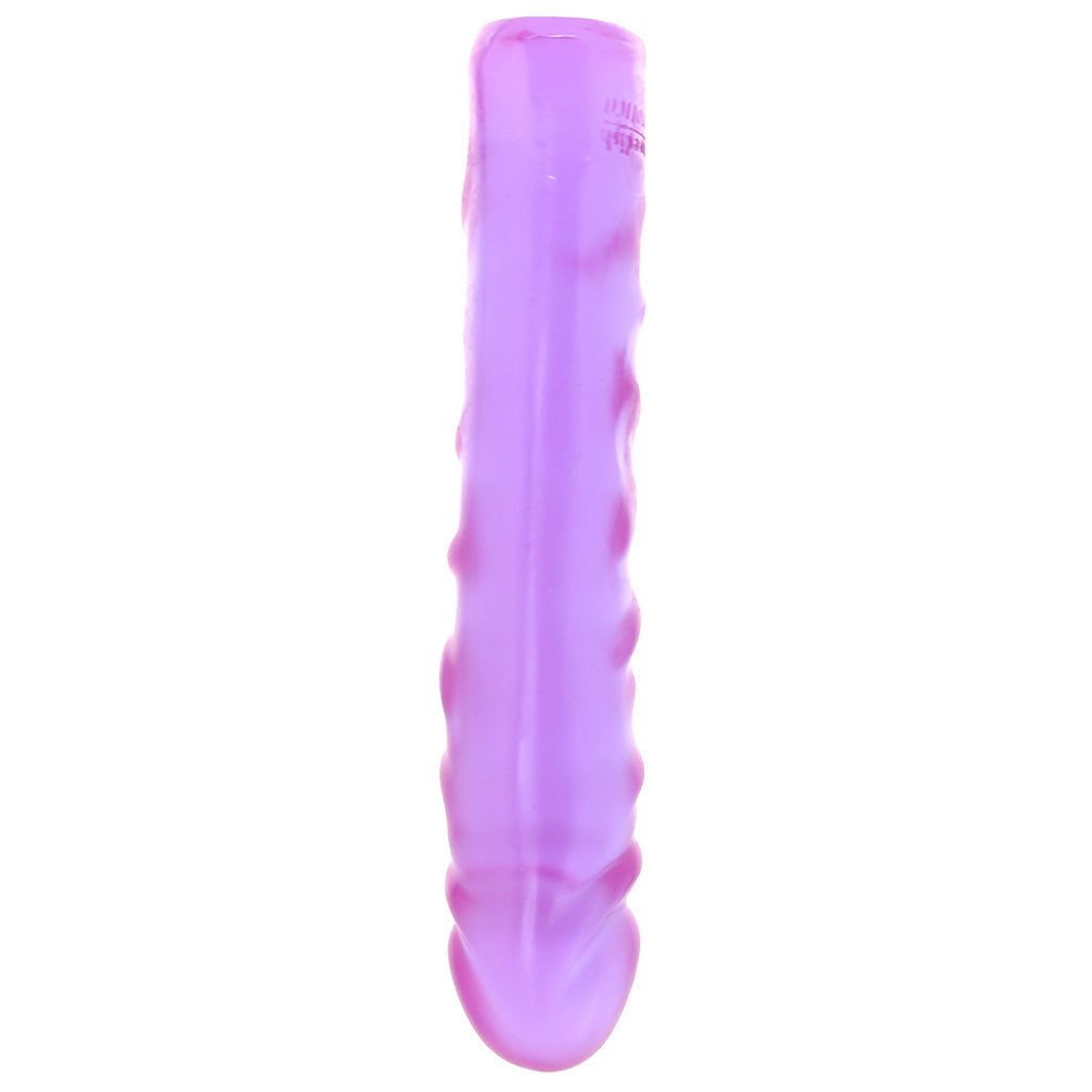 Reflective Gel 7.5 Inch Jr. Dildo in Purple