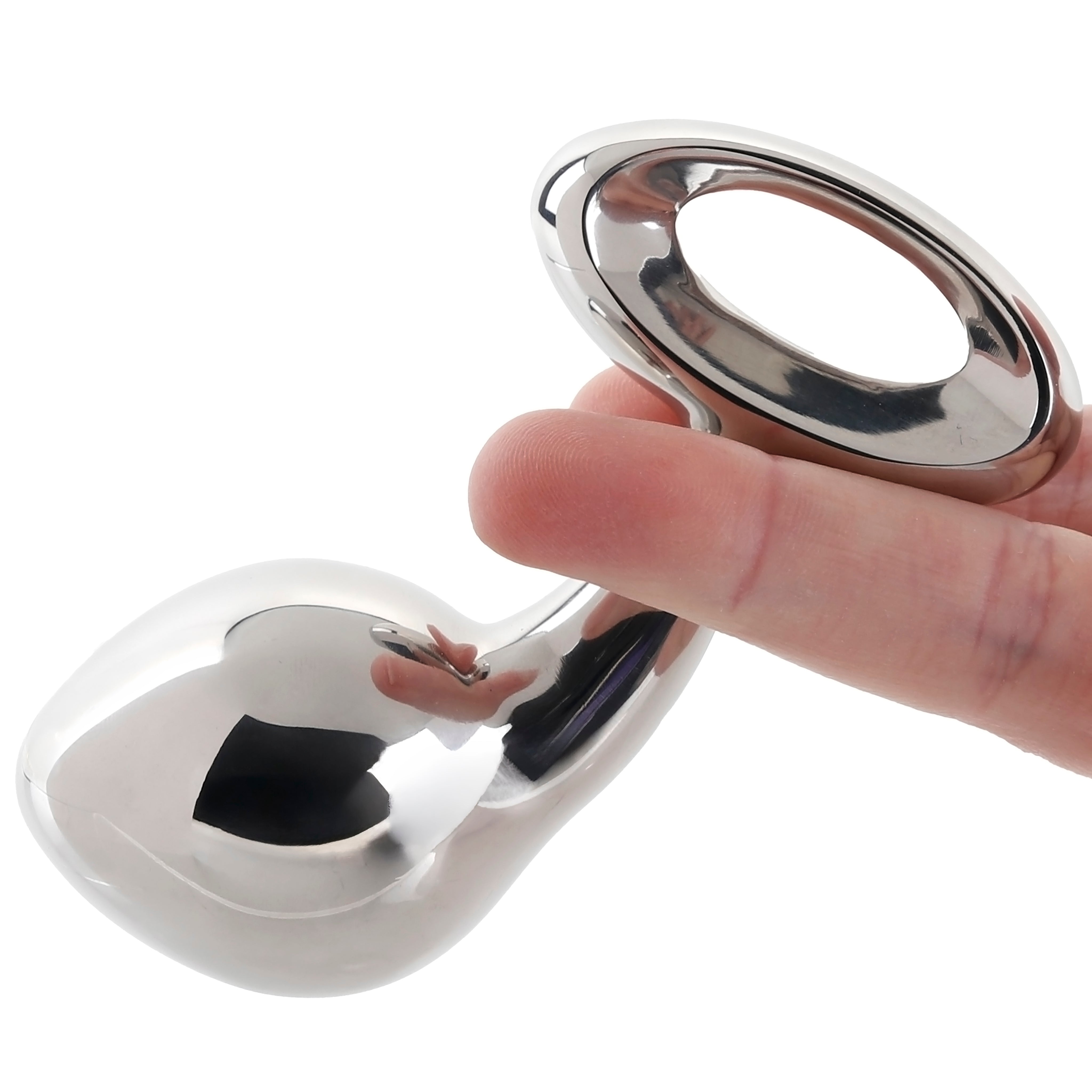 Stainless Steel Anal Plug in Large
