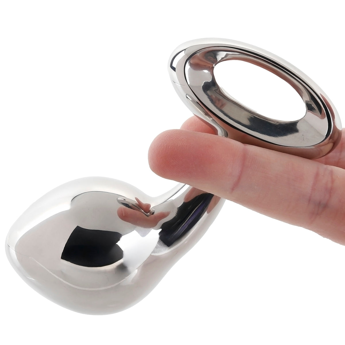 Stainless Steel Anal Plug in Large