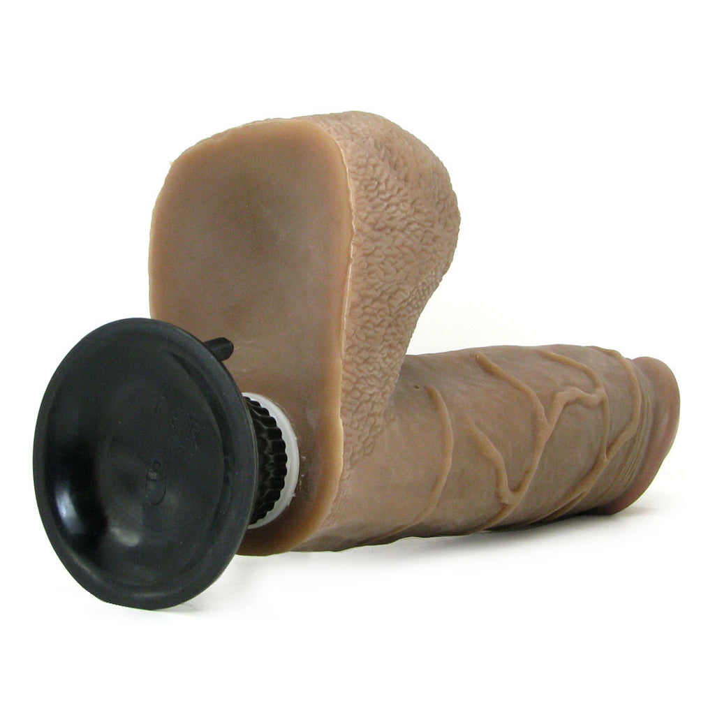 Real Feel Real Feel Deluxe 10 Inch Vibrating Wall Banger Dildo in Tan - Vibrators - HoneyHugs Canada (View 5)