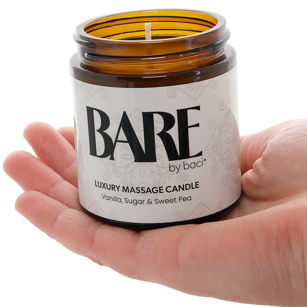 Bare Massage Candle 4oz/118ml in Vanilla, Sugar & Sweet Pea