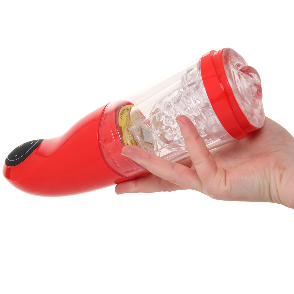 Extreme Mega-Bator Mouth in Red/Clear