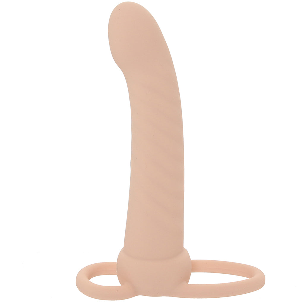 Performance Maxx Performance Maxx Ribbed Dual Penetrator Vibe in Light - Vibrators - HoneyHugs Canada (View 5)