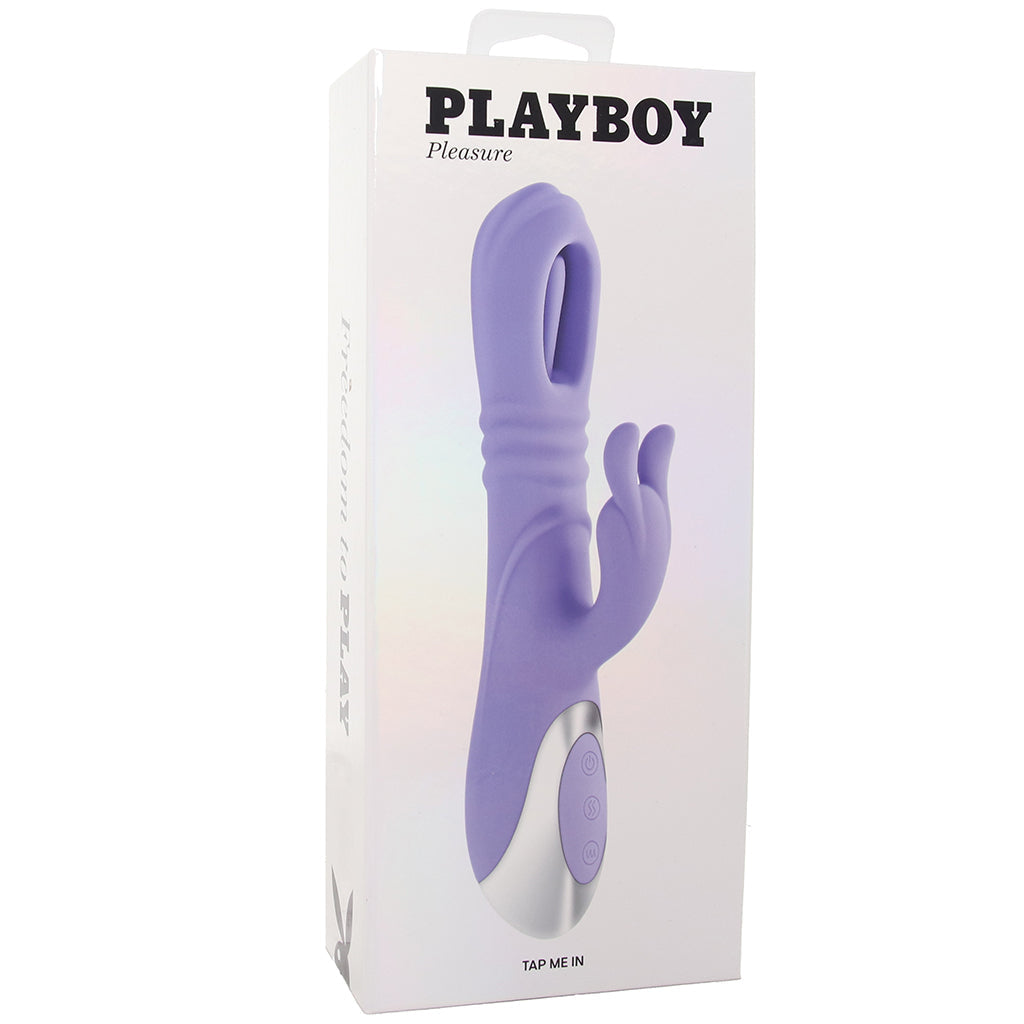 Playboy Playboy Tap Me In Thrusting Rabbit Vibe - Vibrators - HoneyHugs Canada (View 9)