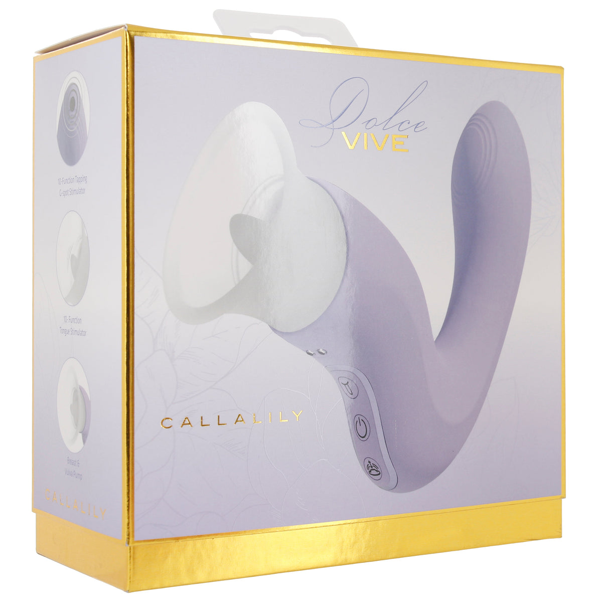 Dolce Vive CallaLily Tapping G-Spot Suction Vibe