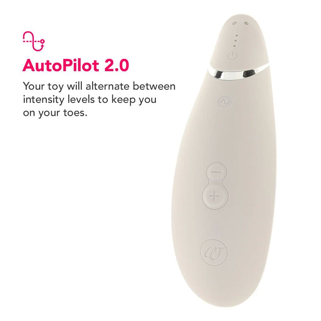Womanizer Womanizer Premium 2 Pleasure Air Stimulator in Gray - Vibrators - HoneyHugs Canada (View 4)
