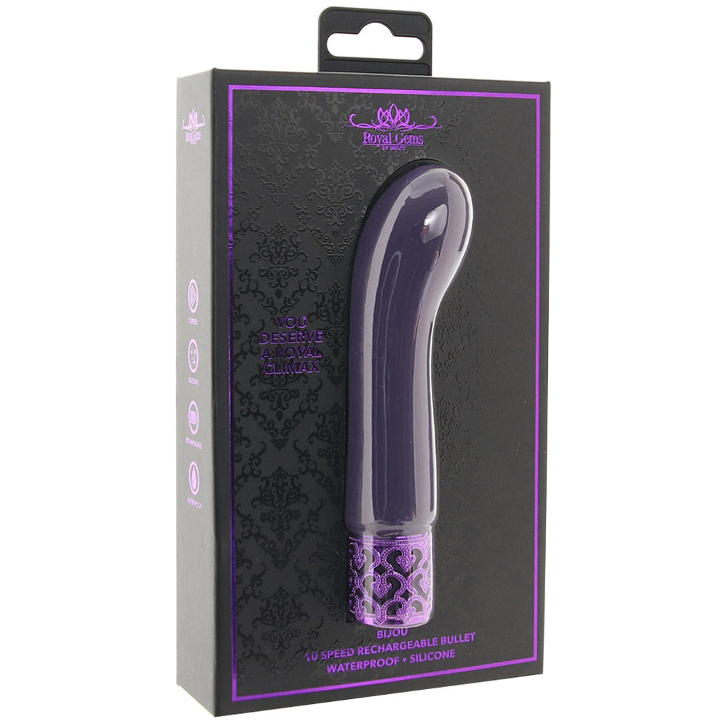 Ouch! Royal Gems Bijou Bullet Vibe in Purple - Vibrators - HoneyHugs Canada (View 6)