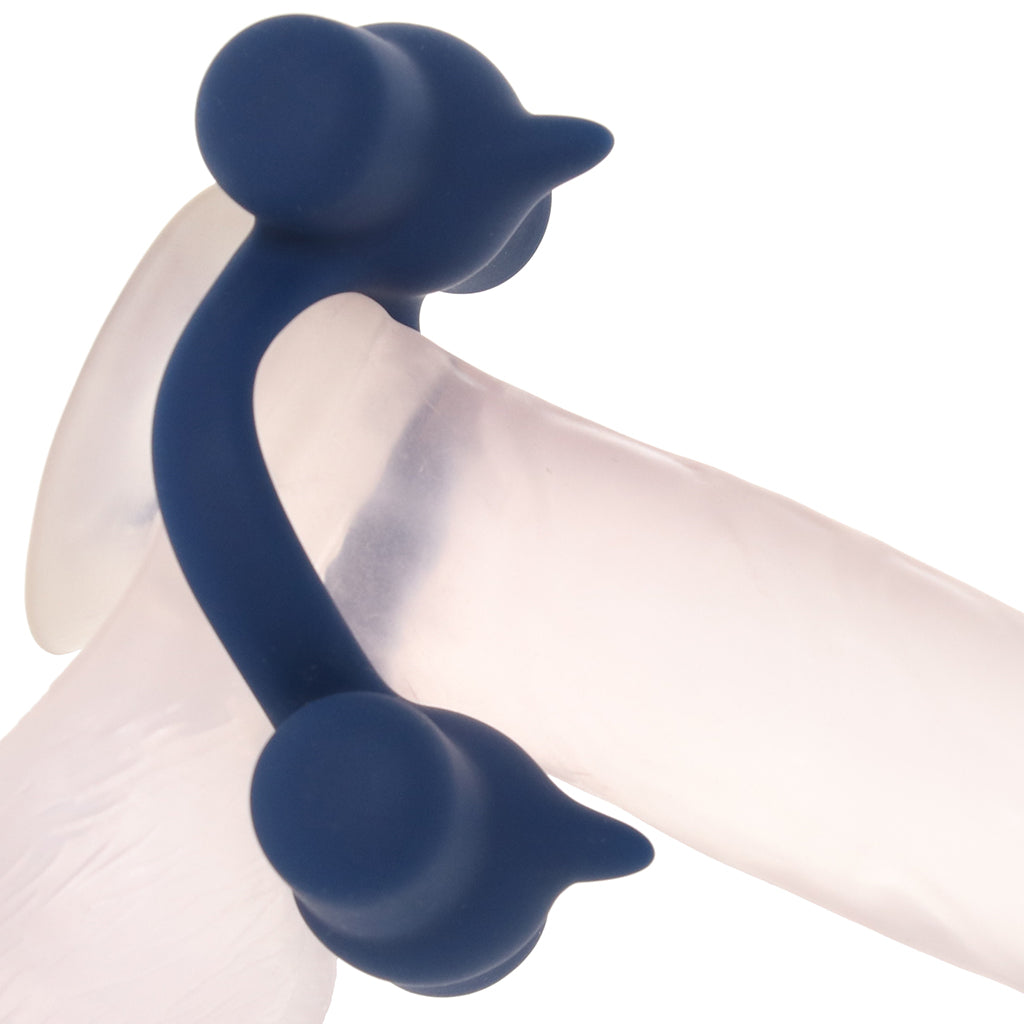 Maia Ronan Dual Vibrating Liquid Silicone C-Ring - Vibrators - HoneyHugs Canada (View 5)