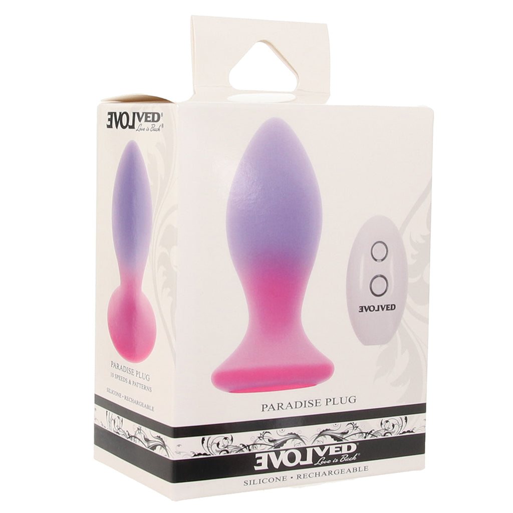 Evolved Novelties Paradise Remote Vibrating Butt Plug - Vibrators - HoneyHugs Canada (View 6)