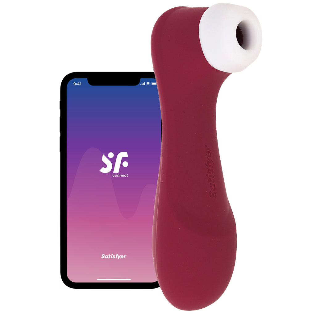 Satisfyer Satisfyer Pro 2 Gen 3 Double Air Pulse App Vibe in Wine - Vibrators - HoneyHugs Canada