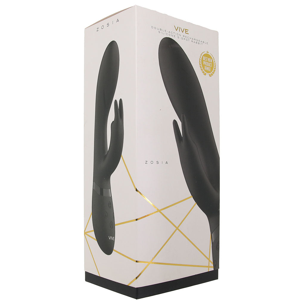 Vive Zosia Luxury Silicone Rabbit Vibrator - Dual Motor Ecstasy & Climax Control
