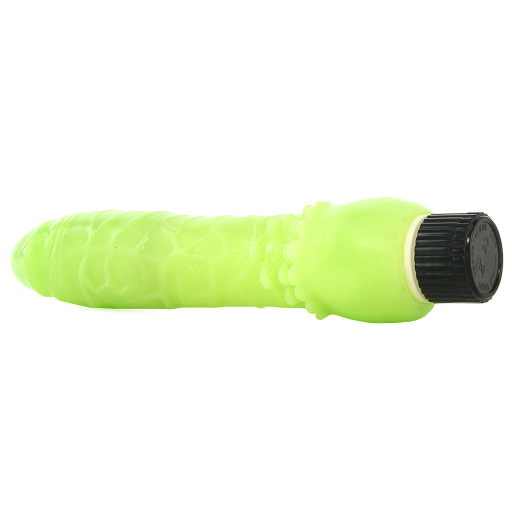 Glow-in-the-Dark Glow-In-The-Dark Jelly Penis Vibe - Vibrators - HoneyHugs Canada (View 5)