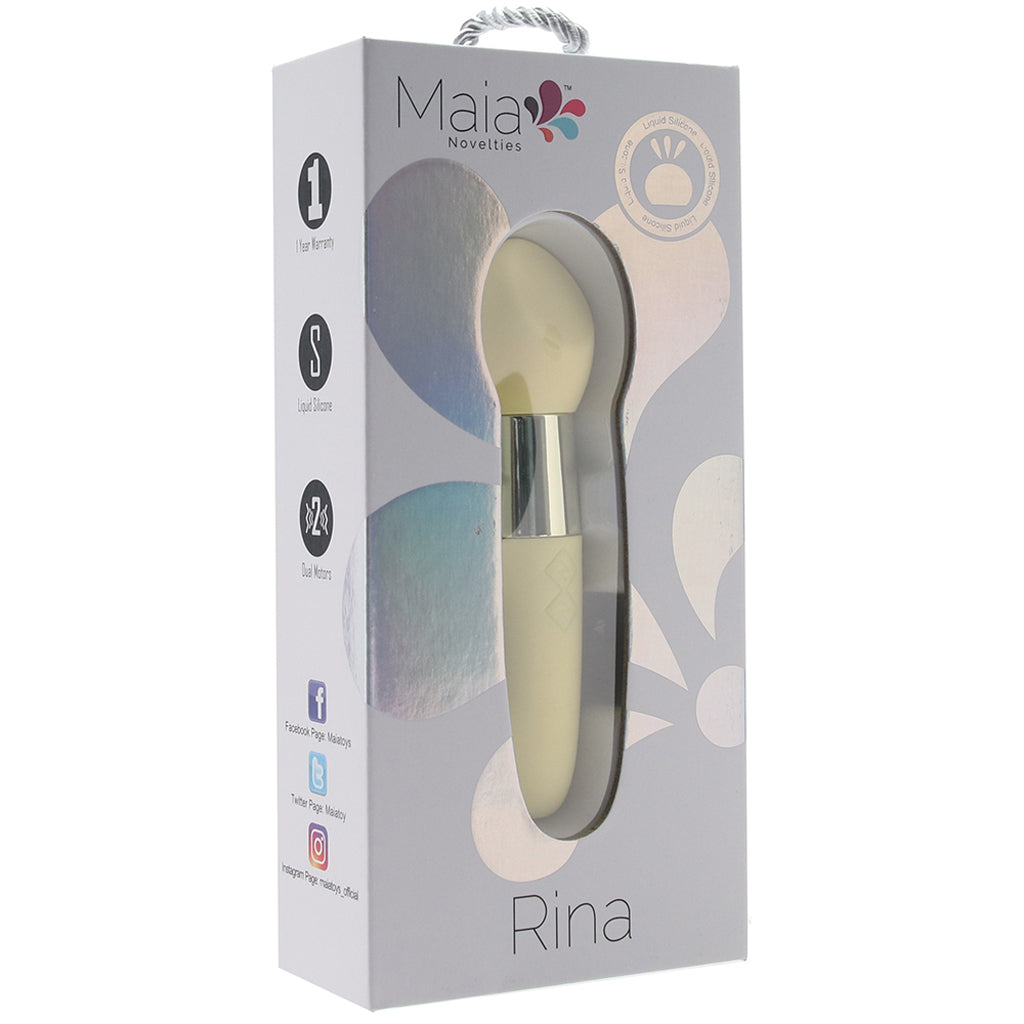 Maia Rina Double Sided Silicone Bullet Vibe in Yellow - Vibrators - HoneyHugs Canada (View 6)