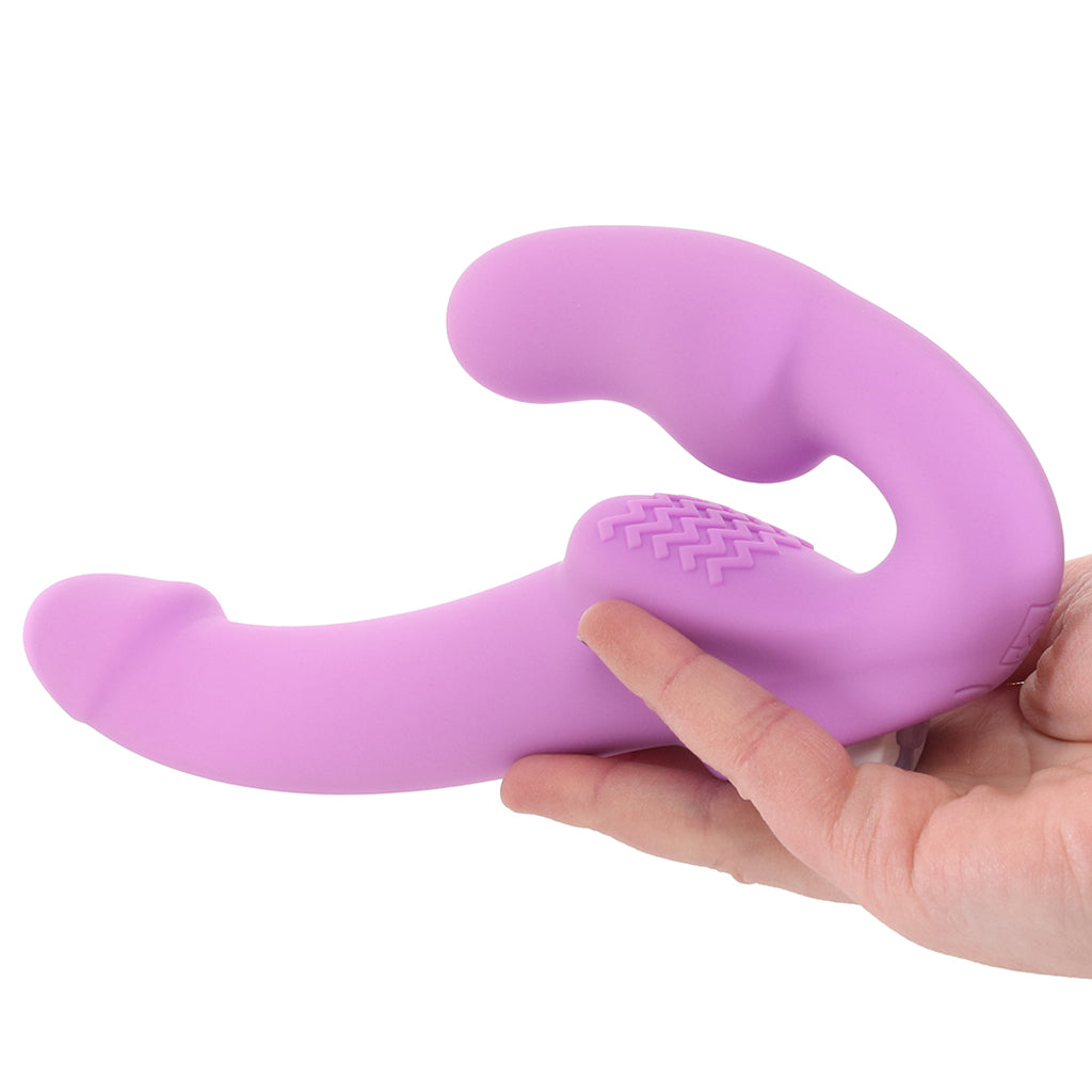 XR Brands Candy Crush Remote Strapless Strap-On Vibe - Vibrators - HoneyHugs Canada (View 4)