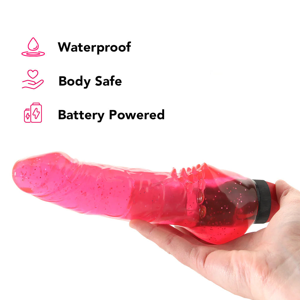 Hot Pinks Clitterific 8 Inch Vibe