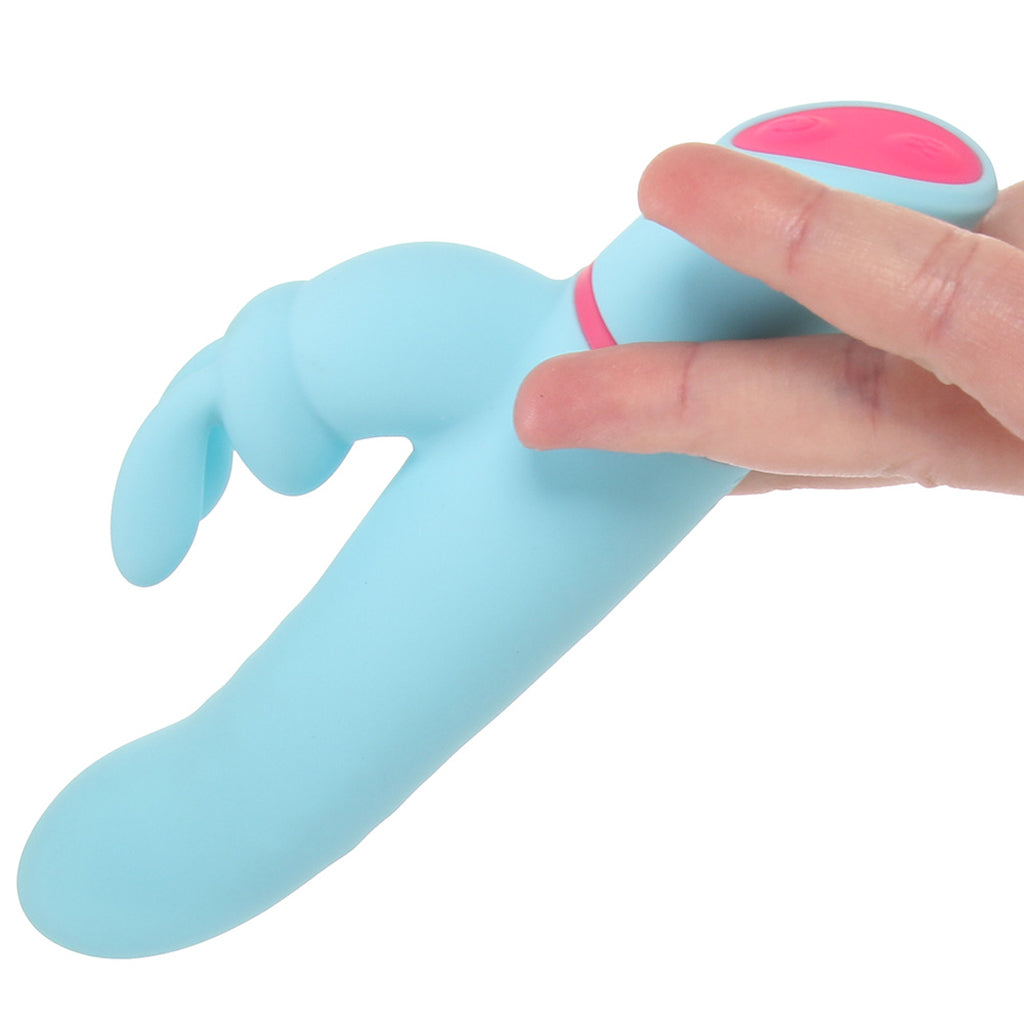 CalExotics Love Bunny Rotating Bunny Vibe in Blue - Vibrators - HoneyHugs Canada (View 4)