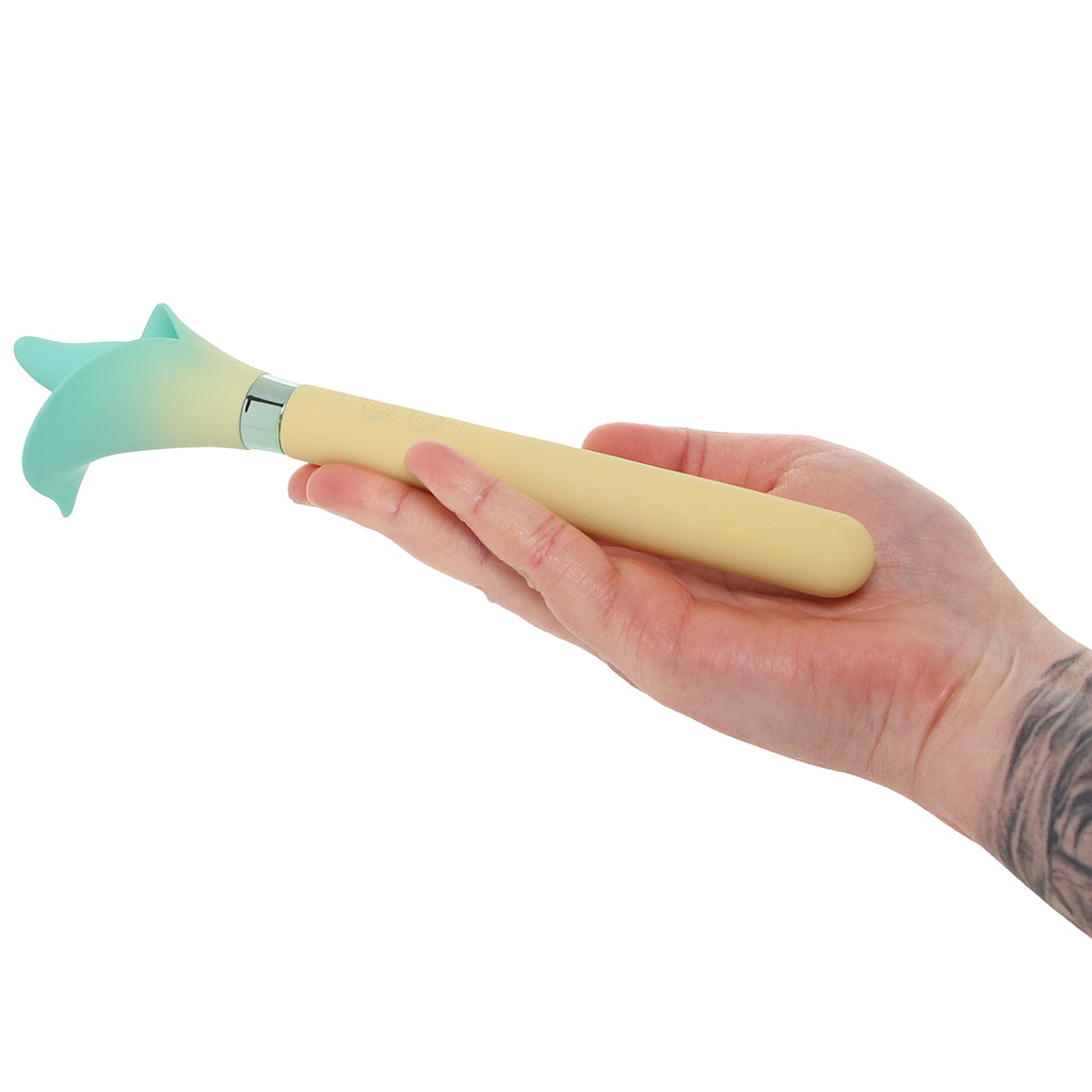 Maia Vala Fiercely Powerful Silicone Flower Vibe in Yellow - Vibrators - HoneyHugs Canada (View 4)