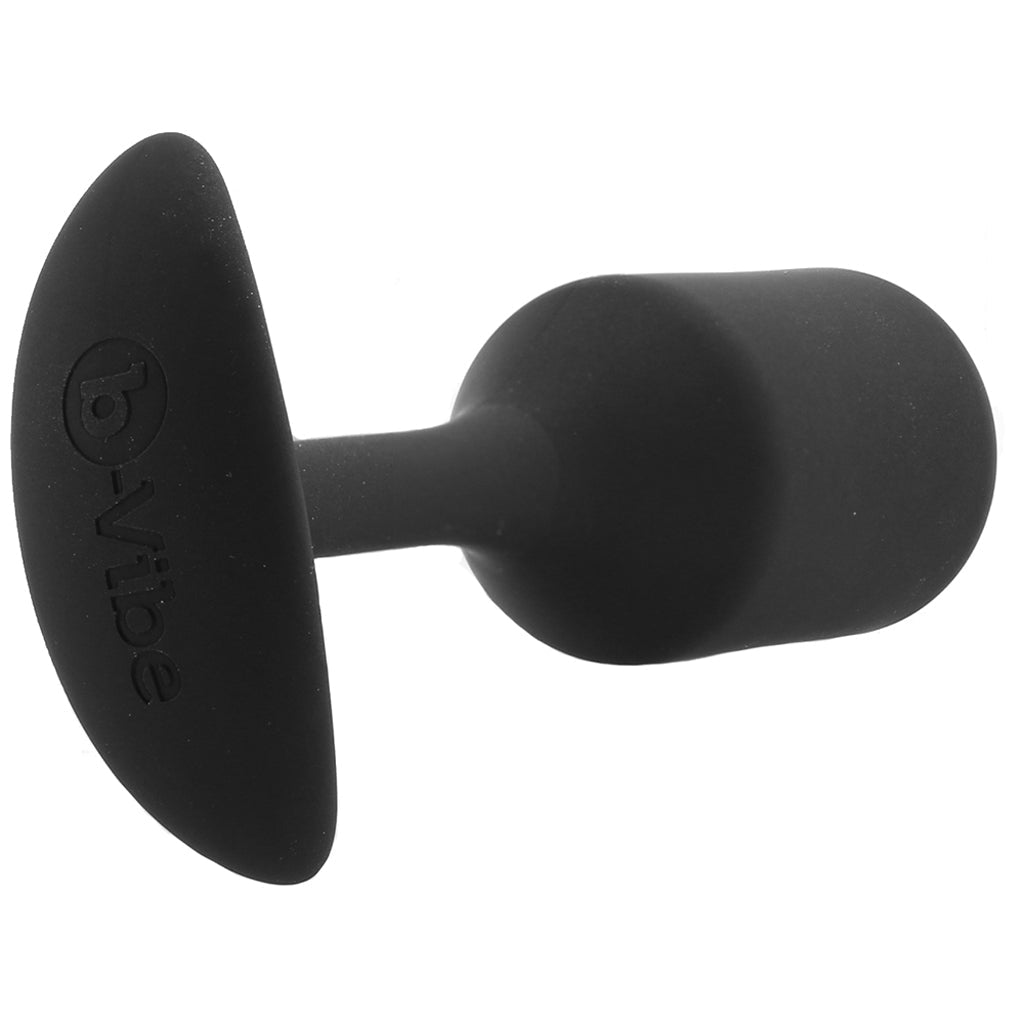B-Vibe Snug Plug 2: Weighted Silicone Butt Plug for Deep, Extended Pleasure