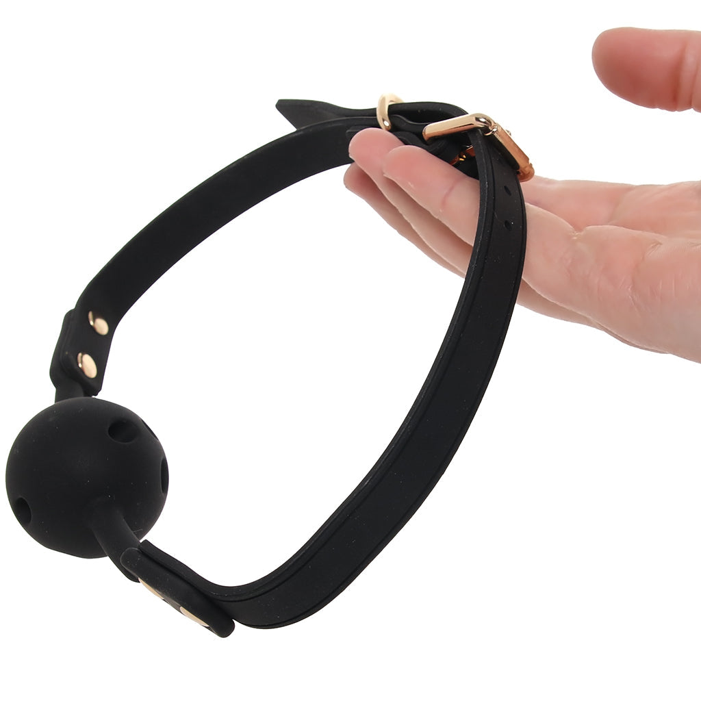 Temptasia Ardor Silicone Ball Gag in Black
