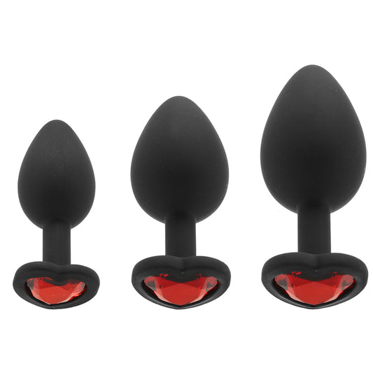 Luxe Bling Butt Plug Kit: Dazzling Pleasure, Graduated Sensation, Exquisite Design
