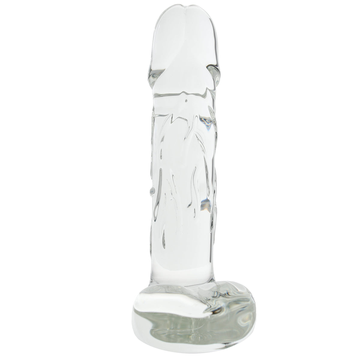 Clarity Seraphic Opus Realistic Ballsy Glass Dildo