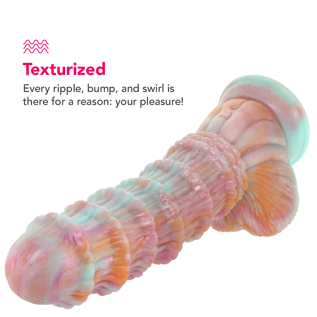 Evolved Novelties Fantasy 8 Inch Remote Silicone Vibe - Vibrators - HoneyHugs Canada (View 2)